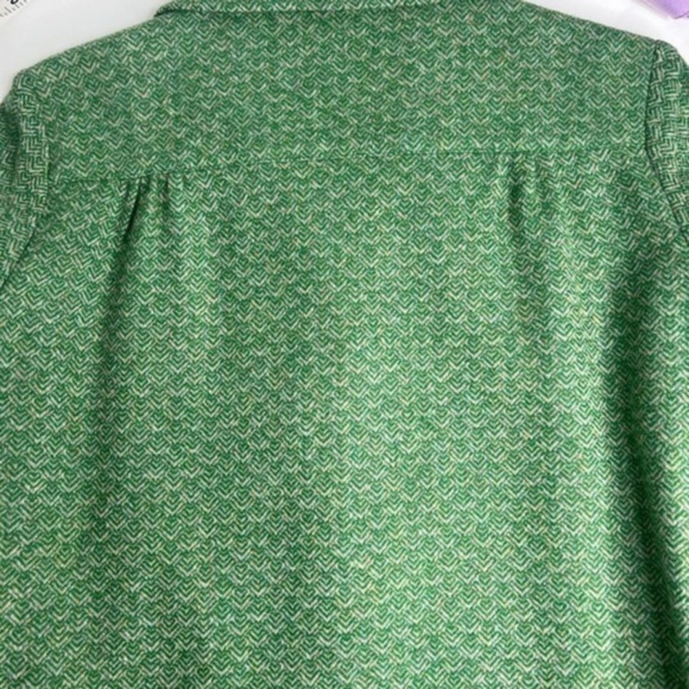 Pendleton Wool Pointed Collarjacket Shacket Green… - image 3
